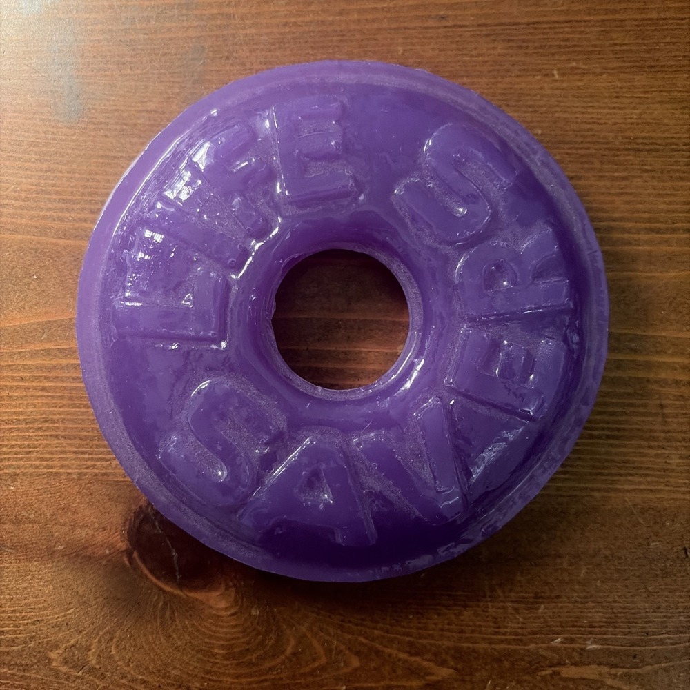5" Resin LIFESAVER Candy Purple